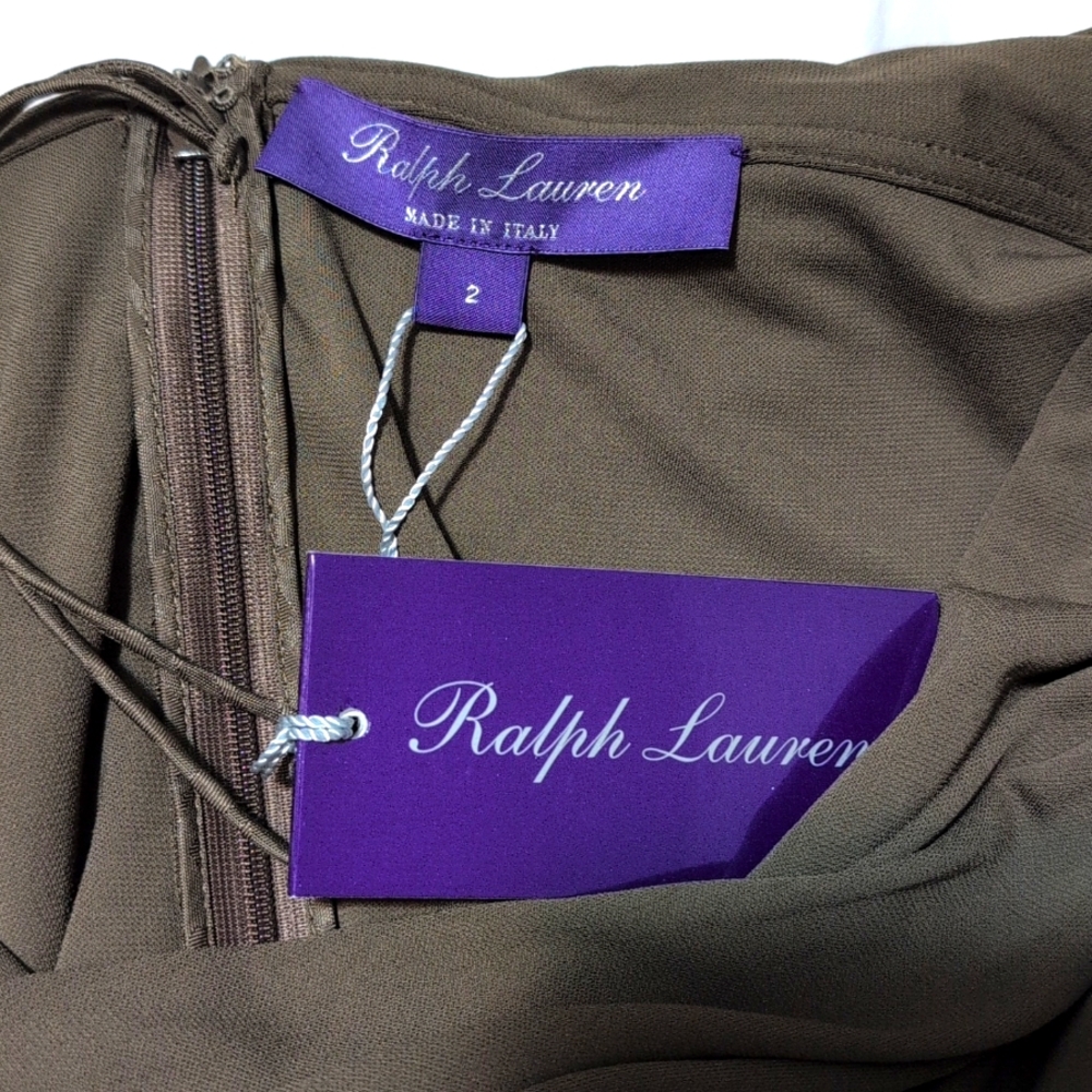 Aletta Jersey Evening Dress. Ralph Lauren Collection. - Picture 2 of 11